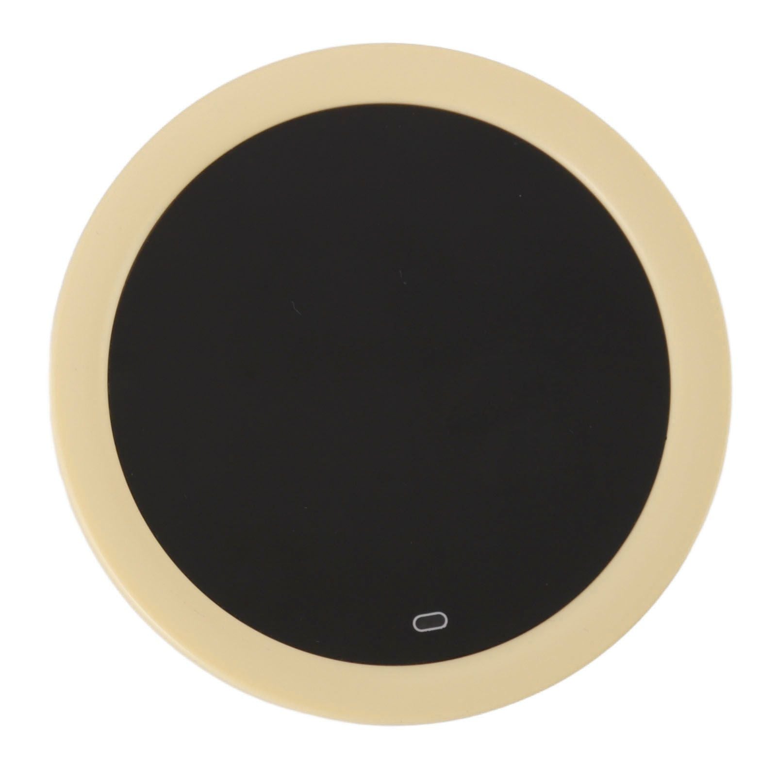 USB Coffee Mug Warmer Electric Gravity Switch 55 Celsius Degree Milk Heating Plate for Office Yellow