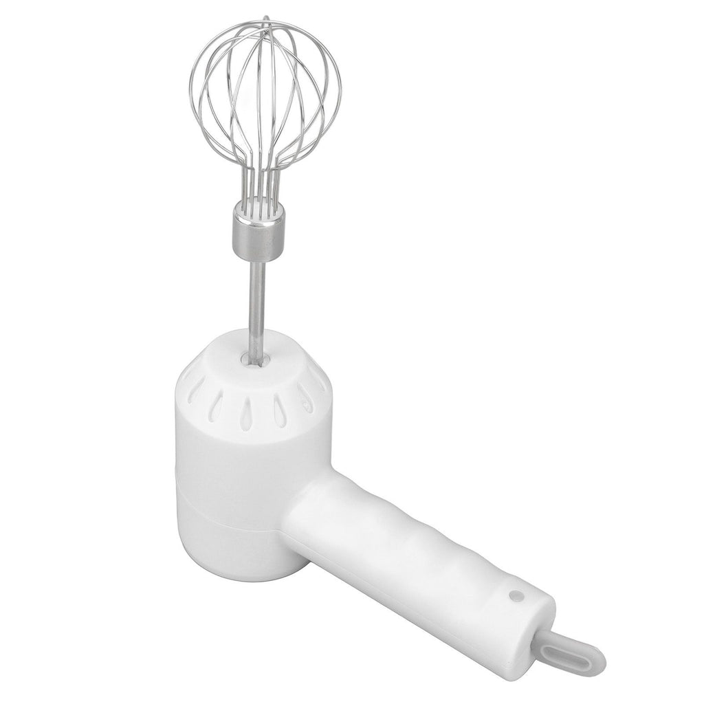 Cordless Electric Hand Mixer USB Rechargable Handheld Eggbeater Electric Milk Frother with 2 Stir Sticks for Home White