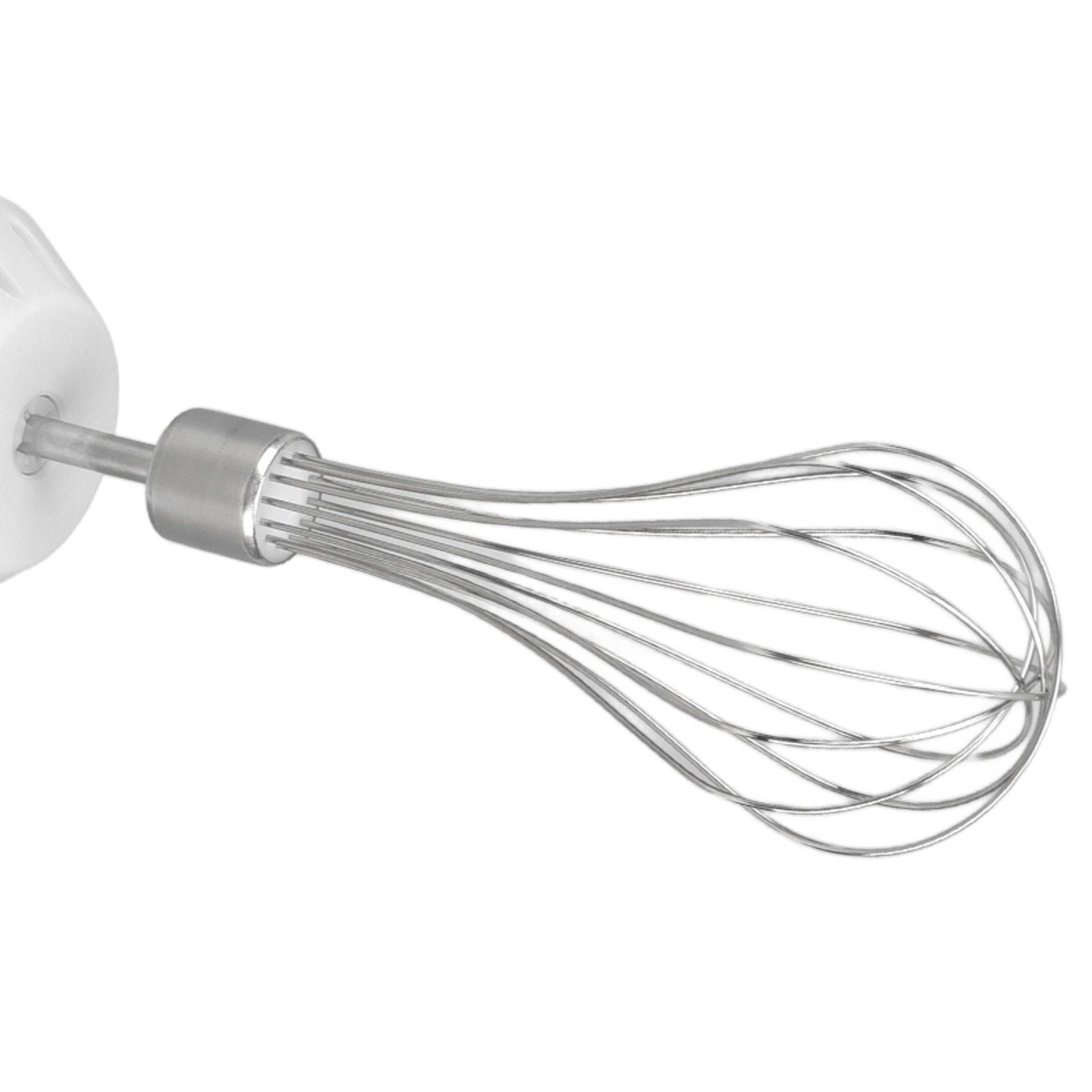Cordless Electric Hand Mixer USB Rechargable Handheld Eggbeater Electric Milk Frother with 2 Stir Sticks for Home White