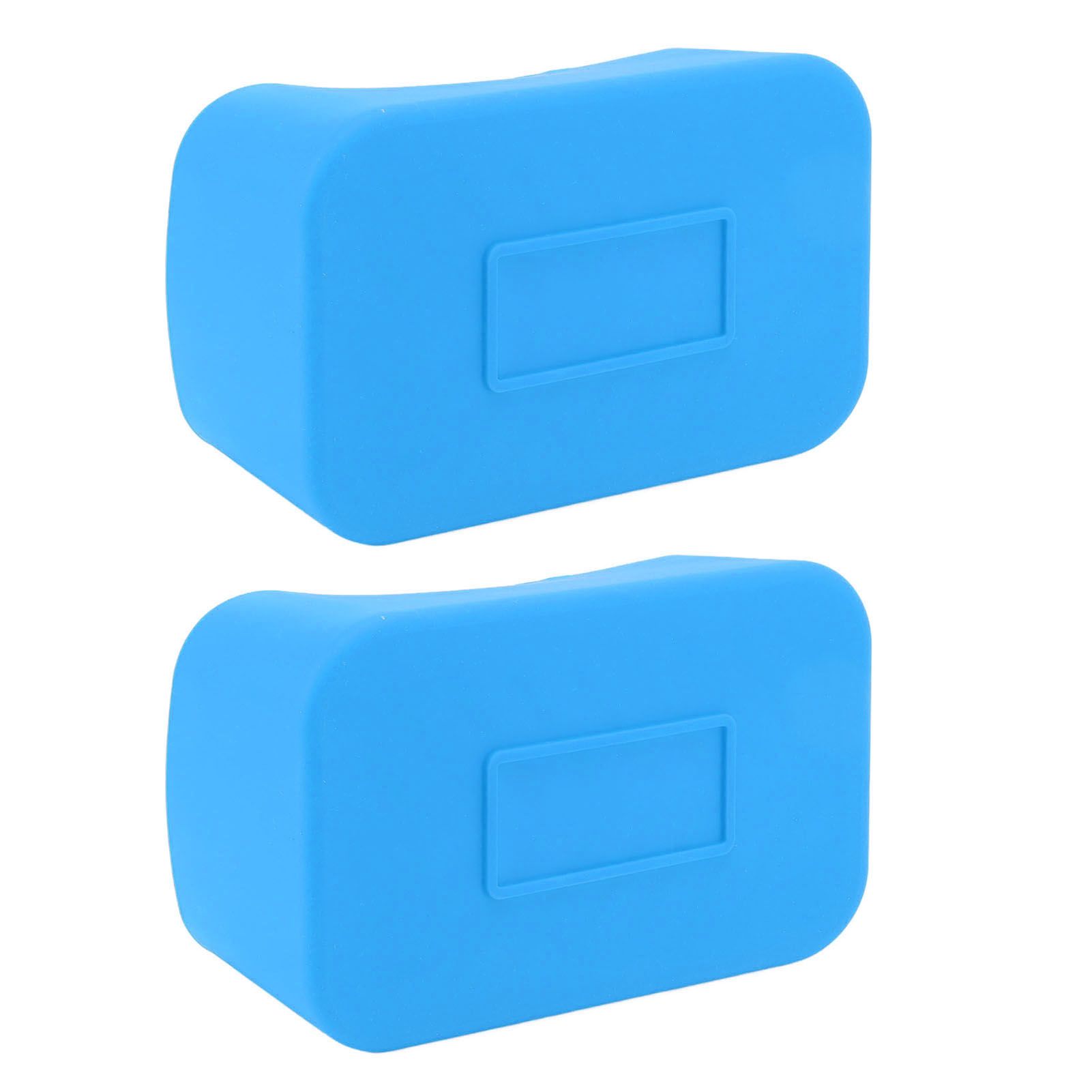2pcs Fryer Silicone Basket Nonstick High Temperature Resistanc Fryer Liner with Brush for Ninja DZ201 Foodi 8QT Blue