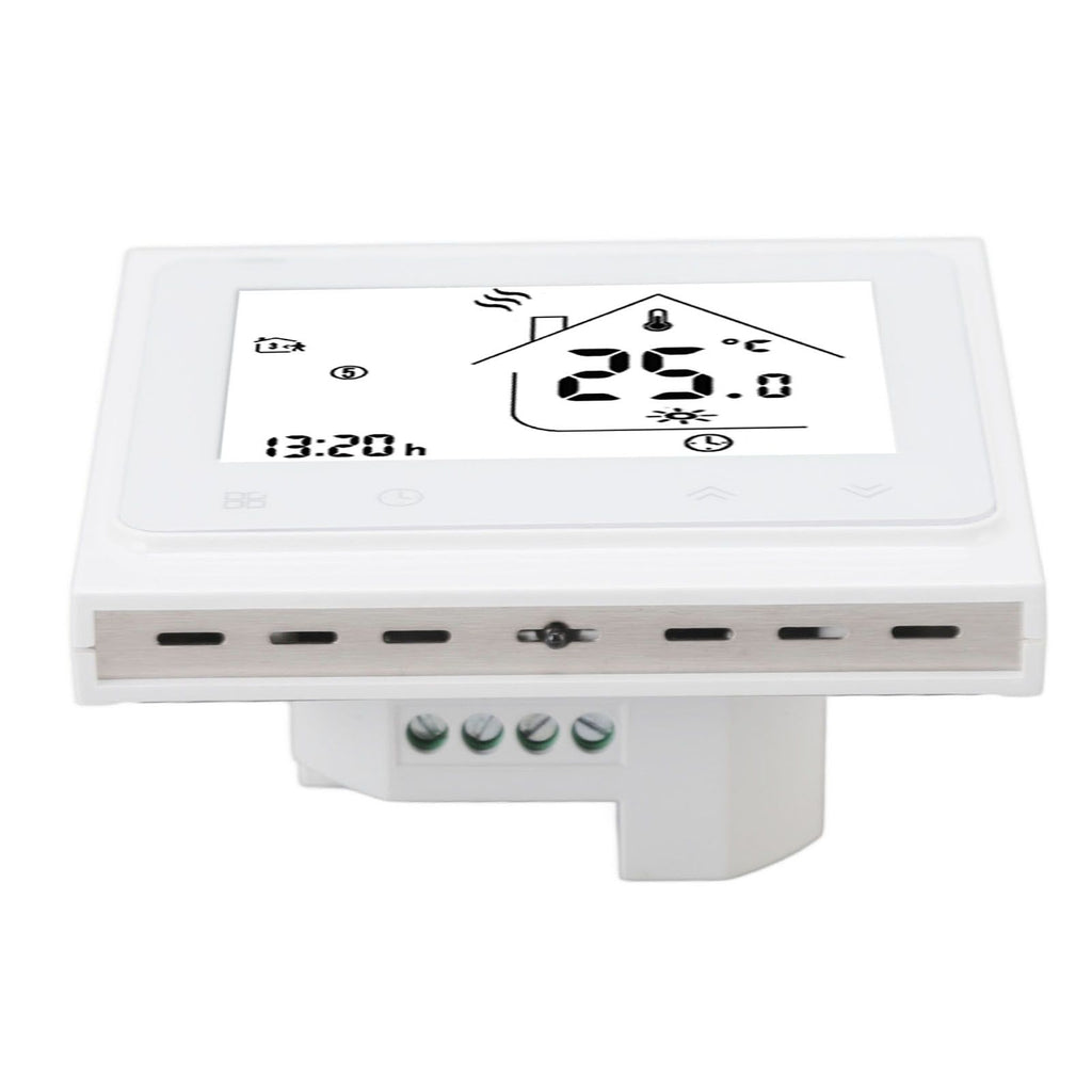 BHT 002GC Boiler Heating Programmable Thermostat Digital Touch Screen Thermostat with Large LCD Display Passive Output Temperature Controller 95‑240V