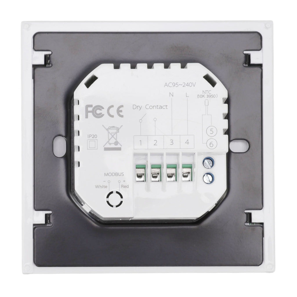 BHT 002GC Boiler Heating Programmable Thermostat Digital Touch Screen Thermostat with Large LCD Display Passive Output Temperature Controller 95‑240V