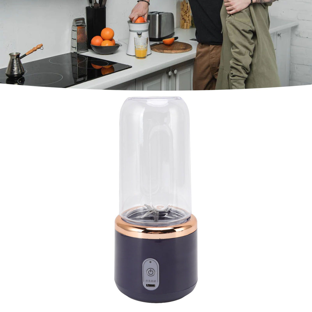 Mini Portable Blender 6 Blades High Speed 300ml USB Charging Juicer Cup for Travel