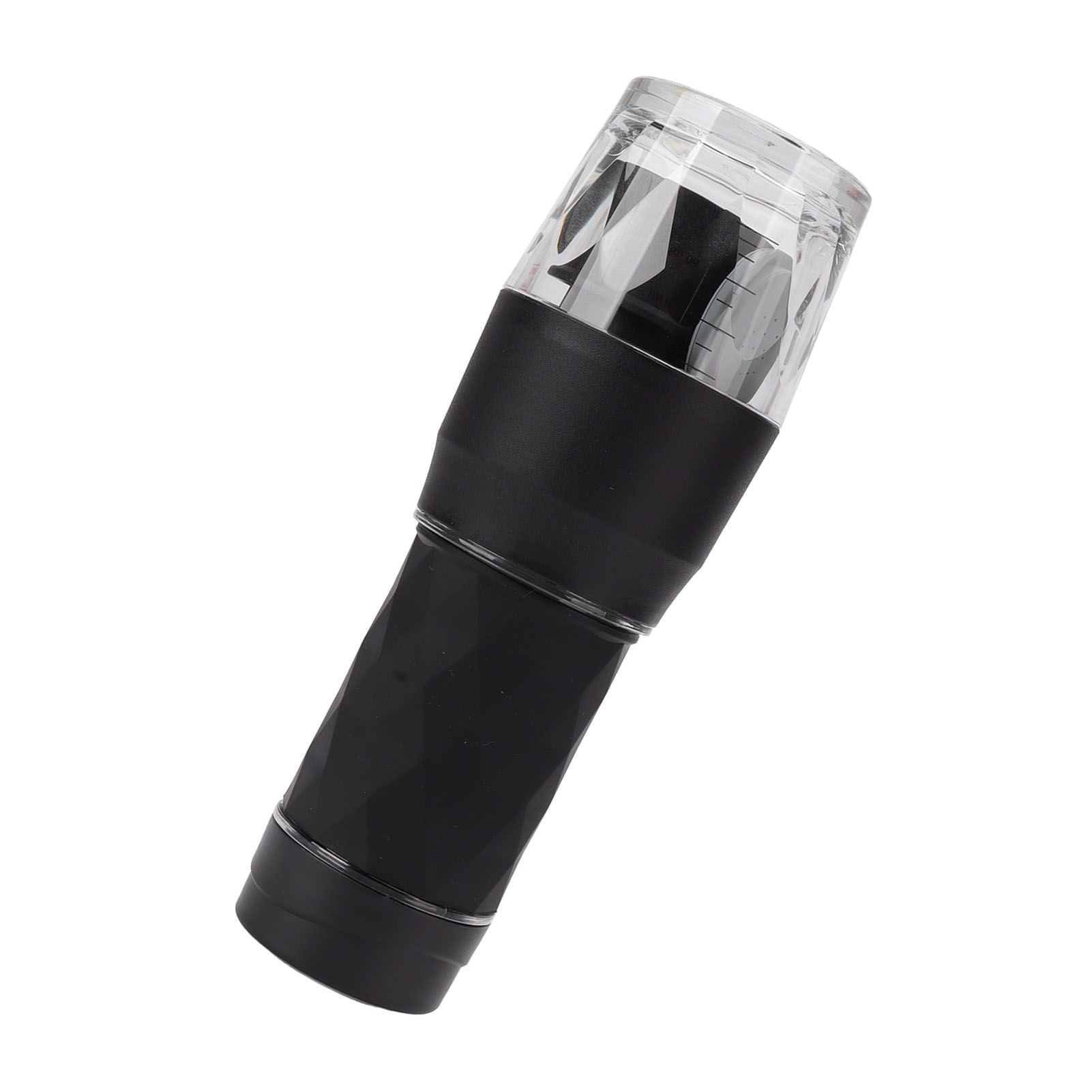 Maual Hand Coffee Maker Portable Travel Coffee Machine Compatible Ground Coffee and Coffee Capsule for Outdoor Black