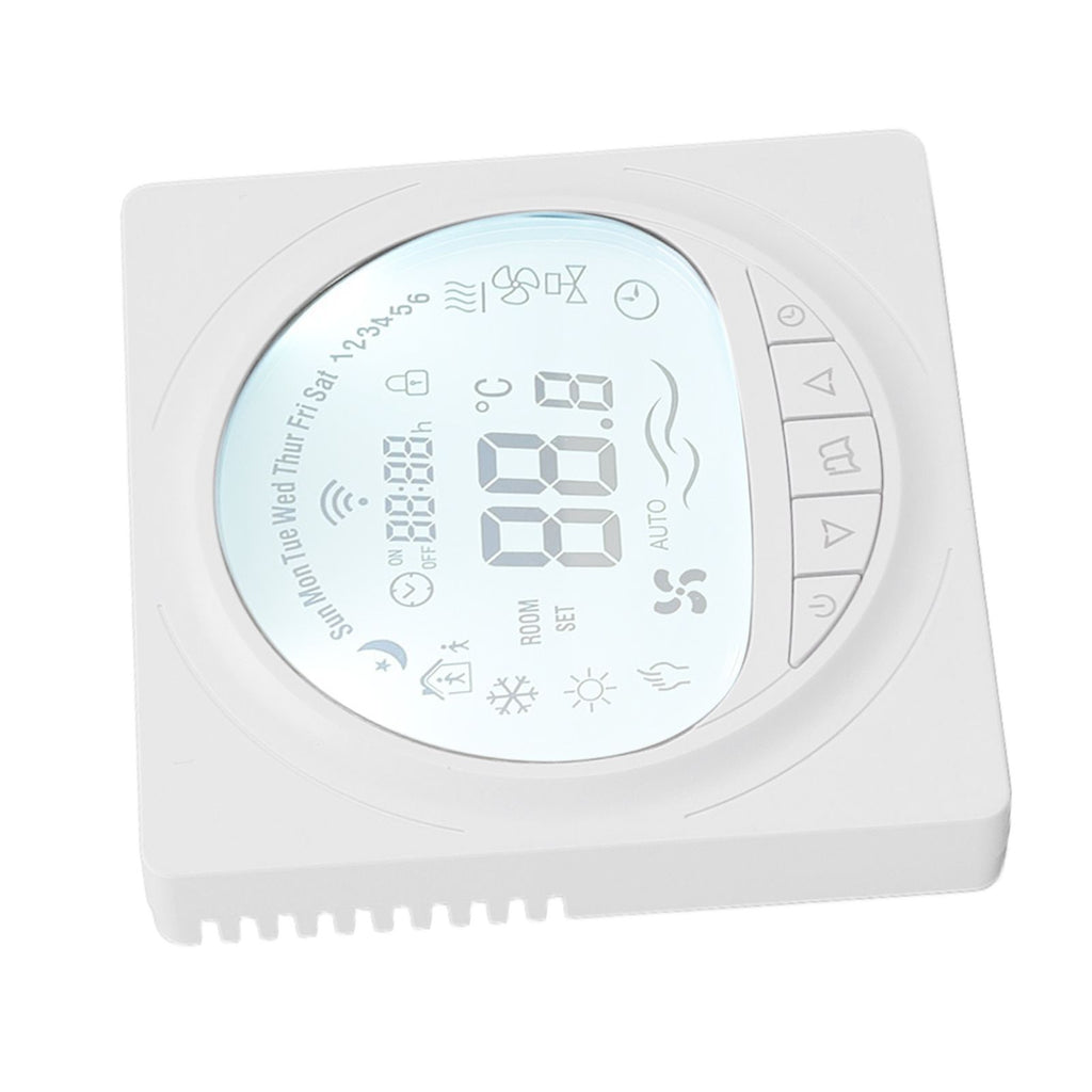 Floor Heating Thermostat Programmable Large LCD Display Plumbing Temperature Controller with 485 Communication 220V