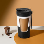 430ml Electric Mixing Mug Healthy 7000 RPM Rechargeable Self Stirring for Protein Shakes Coffee Black