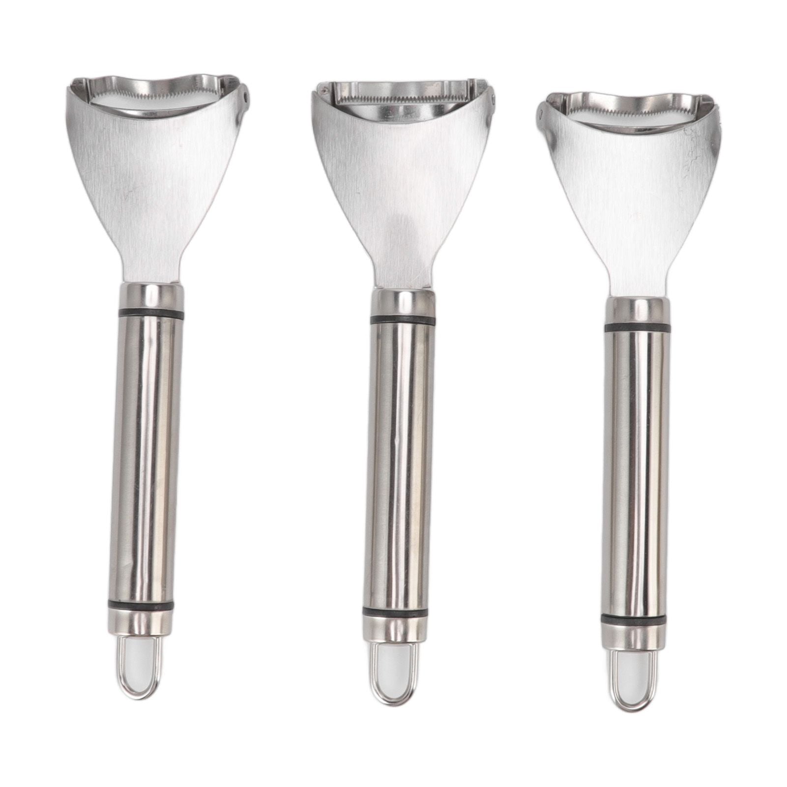 3pcs Stainless Steel Corn Cutter Peeler Safe Quick Clean Comfortable Grip Corn Thresher Planer Cutter for Kitchen