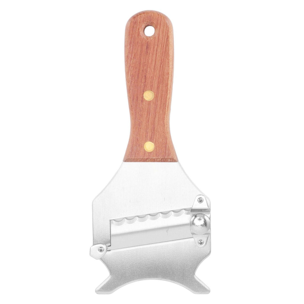 Truffle Grater Wavy Blade Wooden Handle Stainless Steel Hand Plane Cheese Grater Cutter for Chocolate