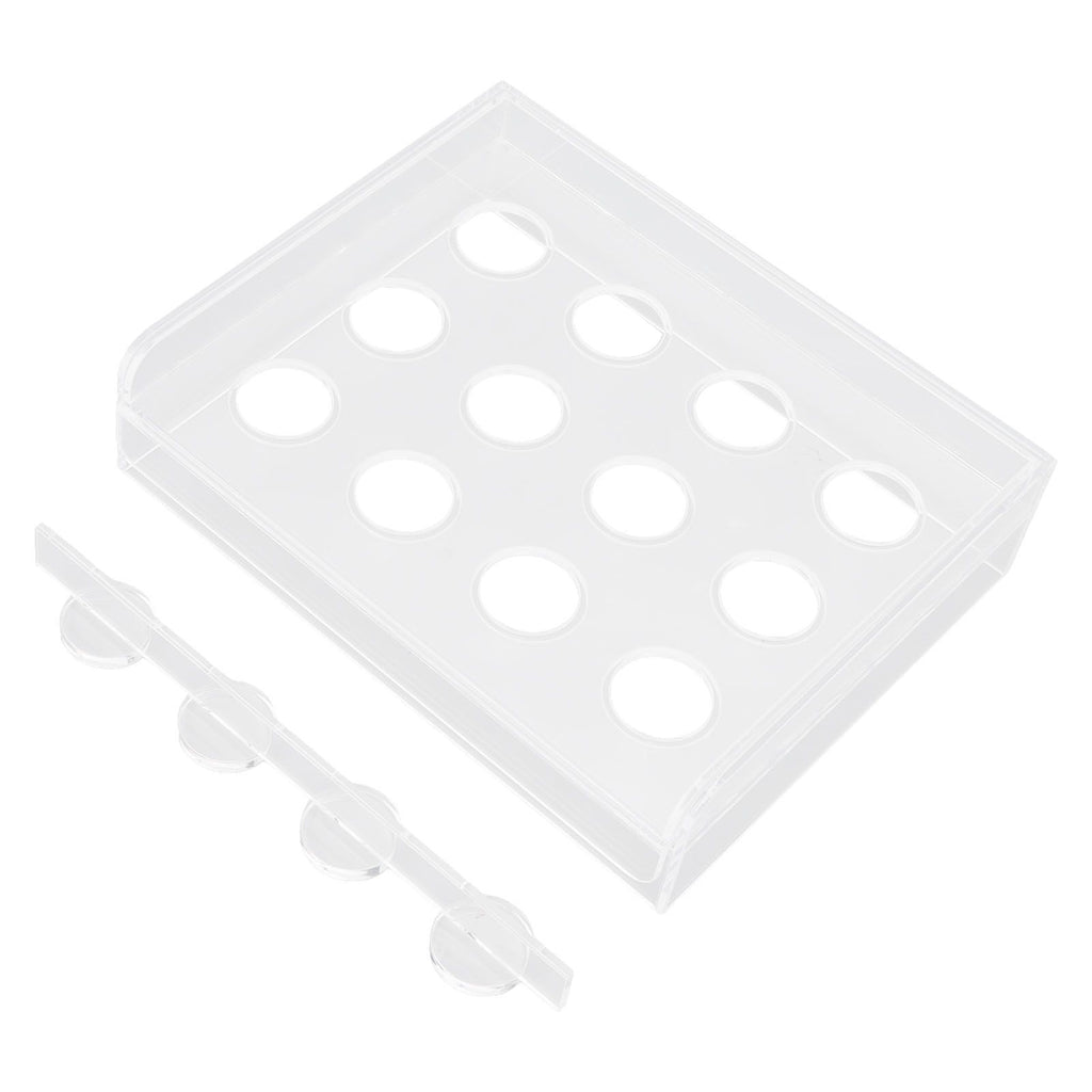 12 Holes Manual Coffee Capsules Filling Board Reusable Coffee Capsule Holder Rack with Coffee Tamper