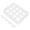 12 Holes Manual Coffee Capsules Filling Board Reusable Coffee Capsule Holder Rack with Coffee Tamper