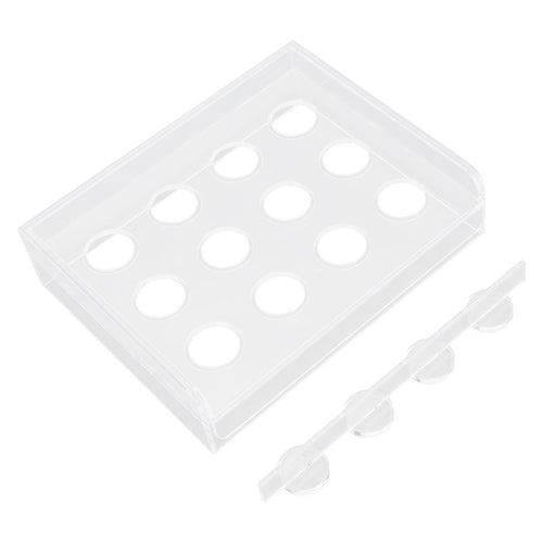 12 Holes Manual Coffee Capsules Filling Board Reusable Coffee Capsule Holder Rack with Coffee Tamper