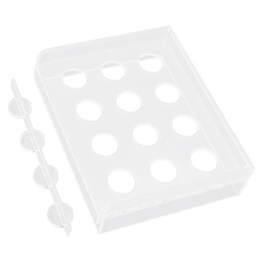 12 Holes Manual Coffee Capsules Filling Board Reusable Coffee Capsule Holder Rack with Coffee Tamper