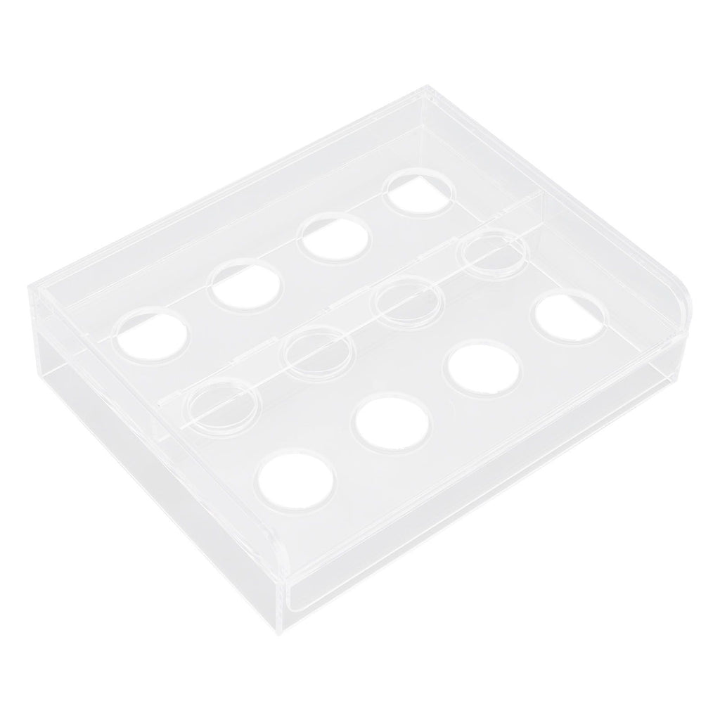 12 Holes Manual Coffee Capsules Filling Board Reusable Coffee Capsule Holder Rack with Coffee Tamper