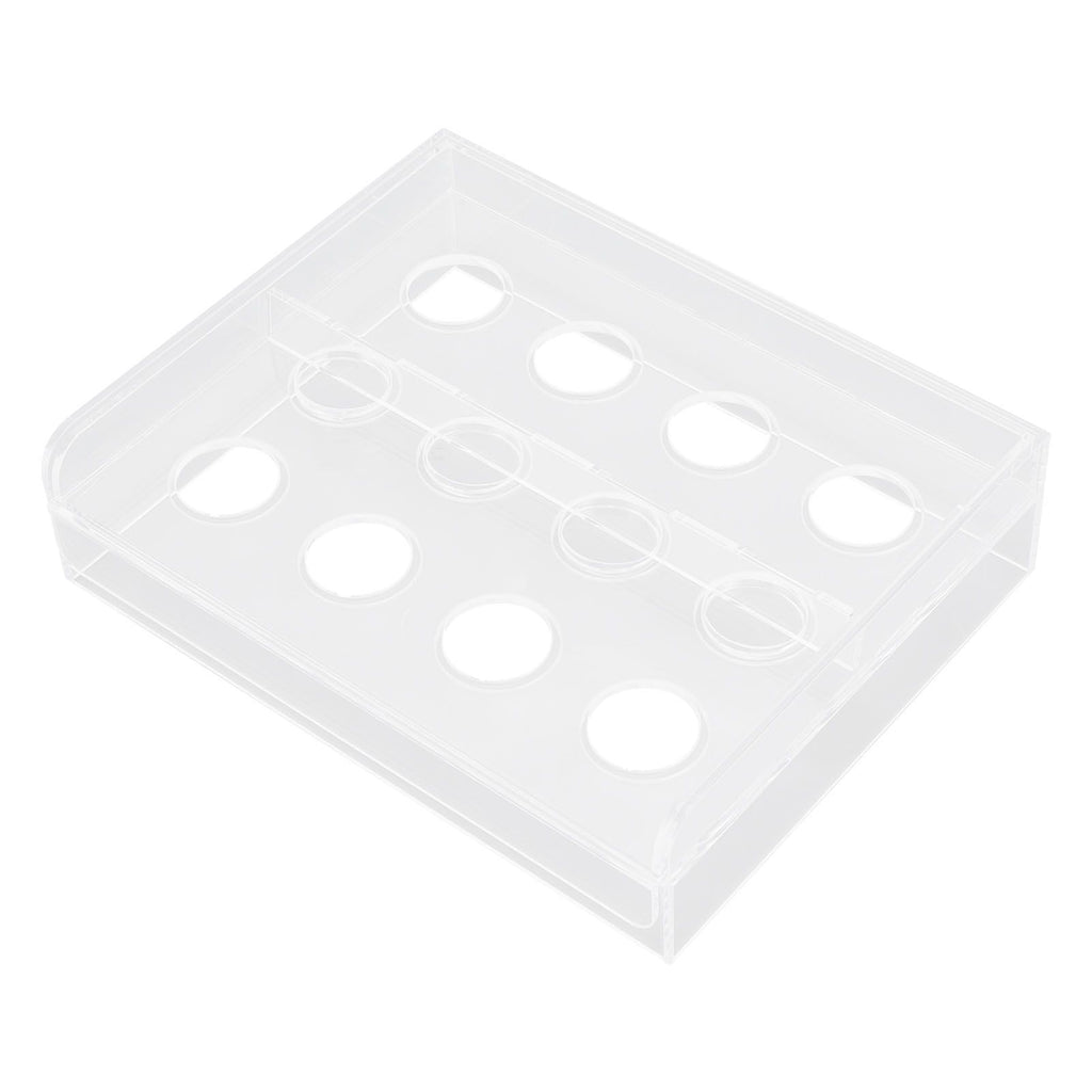 12 Holes Manual Coffee Capsules Filling Board Reusable Coffee Capsule Holder Rack with Coffee Tamper