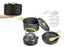 10-Piece Camping Cookware Mess Kit – Green - Flavour Fushion Cooking Shop