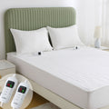 Heated Mattress Pad - Bedding Electric Blanket with 9 Heat Setting & 9-Hour Auto Off, Heated Mattress Pad-Machine Washable Fully Fitted Heating Pad with Overheat Protection , 800GSM Non Woven Fabric-fitted sheet cover((Double)