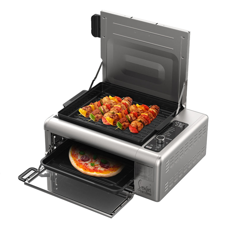 Kitchen Couture 9-In-1 Sensei XL Flip Air Fryer Oven Grill Stainless Steel - Flavour Fushion Cooking Shop