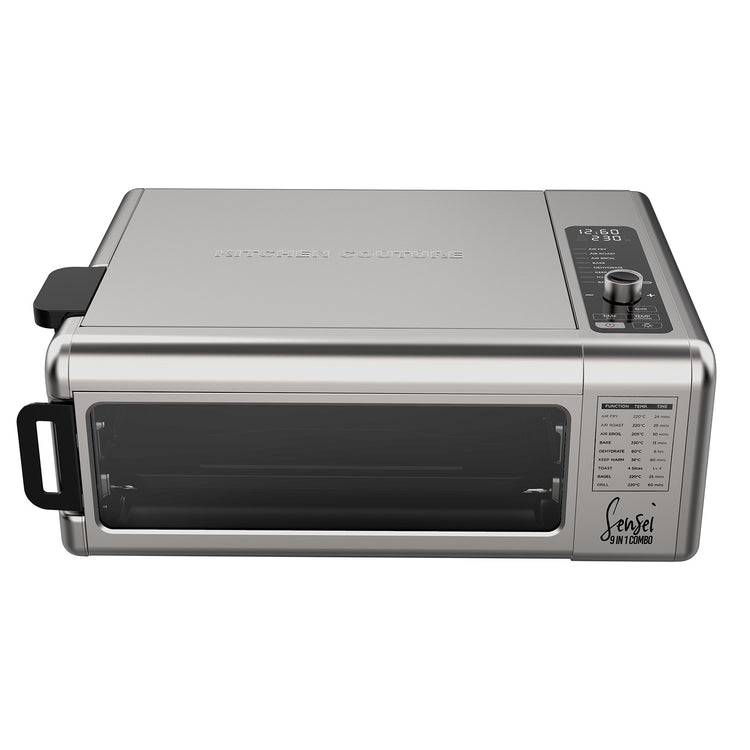 Kitchen Couture 9-In-1 Sensei XL Flip Air Fryer Oven Grill Stainless Steel - Flavour Fushion Cooking Shop
