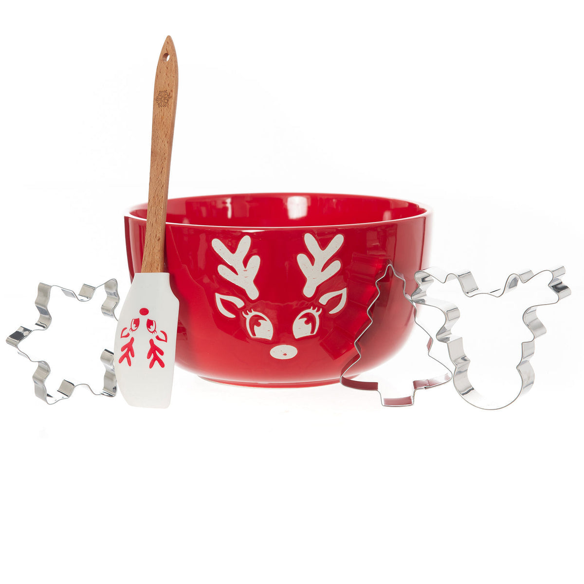 Electroplate Icy Reindeer Mini Mix Bowl Set - Flavour Fushion Cooking Shop