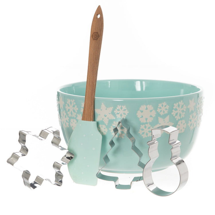 Electroplate Icy Snowflake Mini Mix Bowl Set - Flavour Fushion Cooking Shop