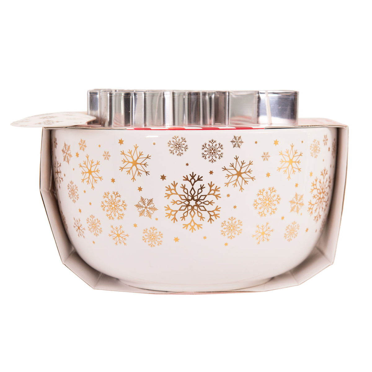 Electroplate Gold Snowflake Mini Mix Bowl Set - Flavour Fushion Cooking Shop