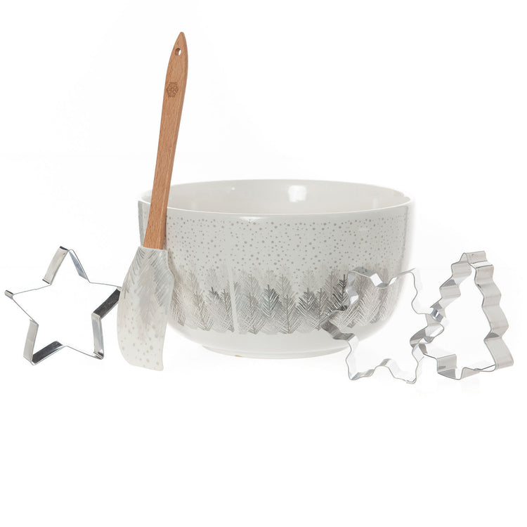 Electroplate Silver Tree Mini Mix Bowl Set - Flavour Fushion Cooking Shop