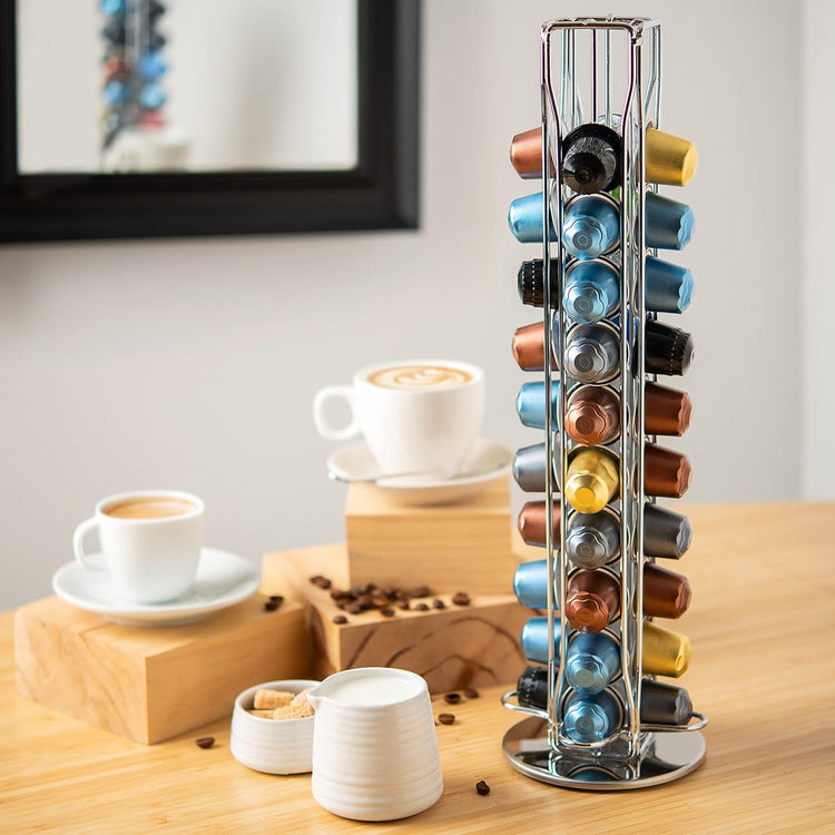 Coffee Pods Holder Storage Compatible with 40 Nespresso Pods - Flavour Fushion Cooking Shop