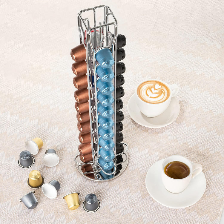 Coffee Pods Holder Storage Compatible with 40 Nespresso Pods - Flavour Fushion Cooking Shop