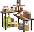 3-Tier Wooden Corner Shelf Kitchen Spice Rack Organiser Home Storage & Organisation - Flavour Fushion Cooking Shop