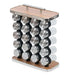 CARLA HOME 20-Jar Spice Rack Organizer Storage for Kitchen Countertop or Cabinet - Flavour Fushion Cooking Shop