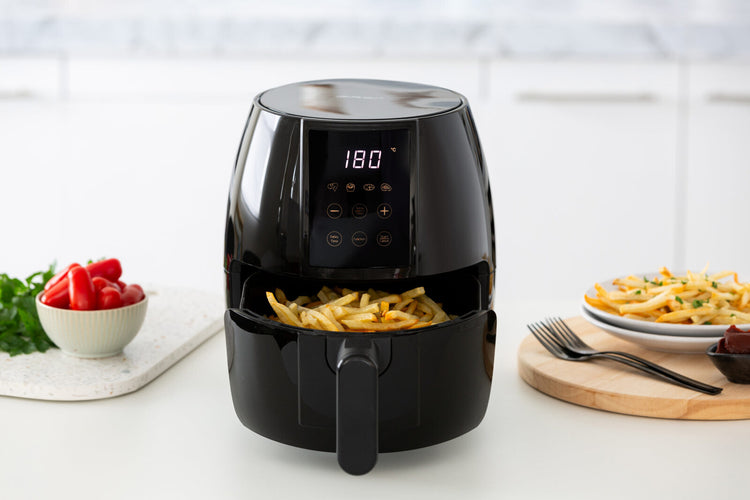 3L Digital Air Fryer w/ 200 C, Non-Stick & Removable Basket - Flavour Fushion Cooking Shop