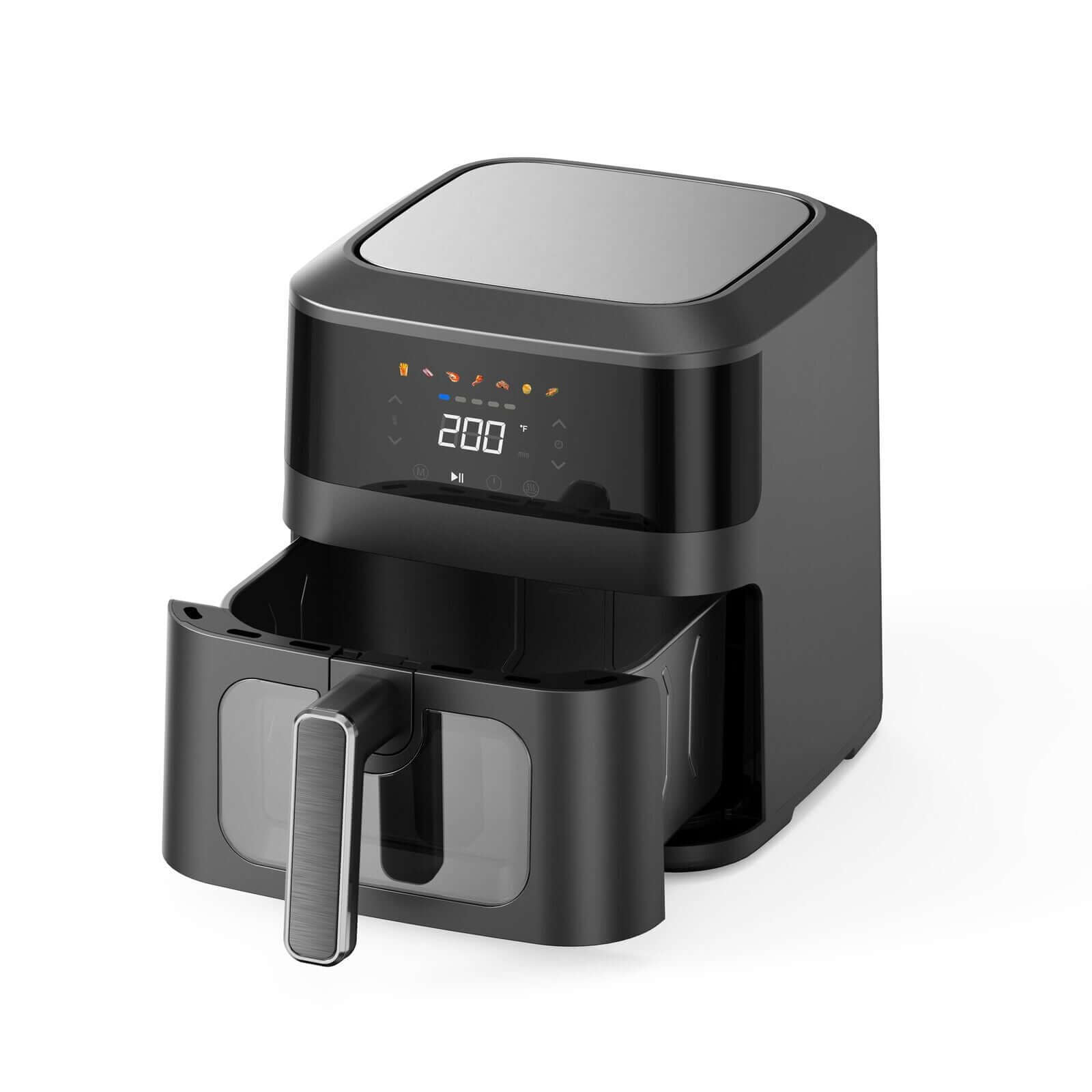 1400W 5L Non Stick Digital Air Fryer with Clear Viewing Window