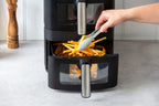 13L Dual Zone 2300W Double Stack Air Fryer with Foldable Top Display