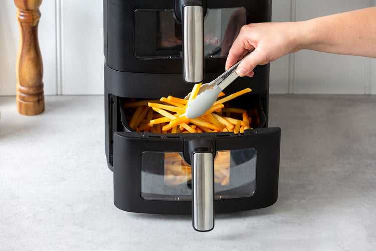 13L Dual Zone 2300W Double Stack Air Fryer with Foldable Top Display - Flavour Fushion Cooking Shop