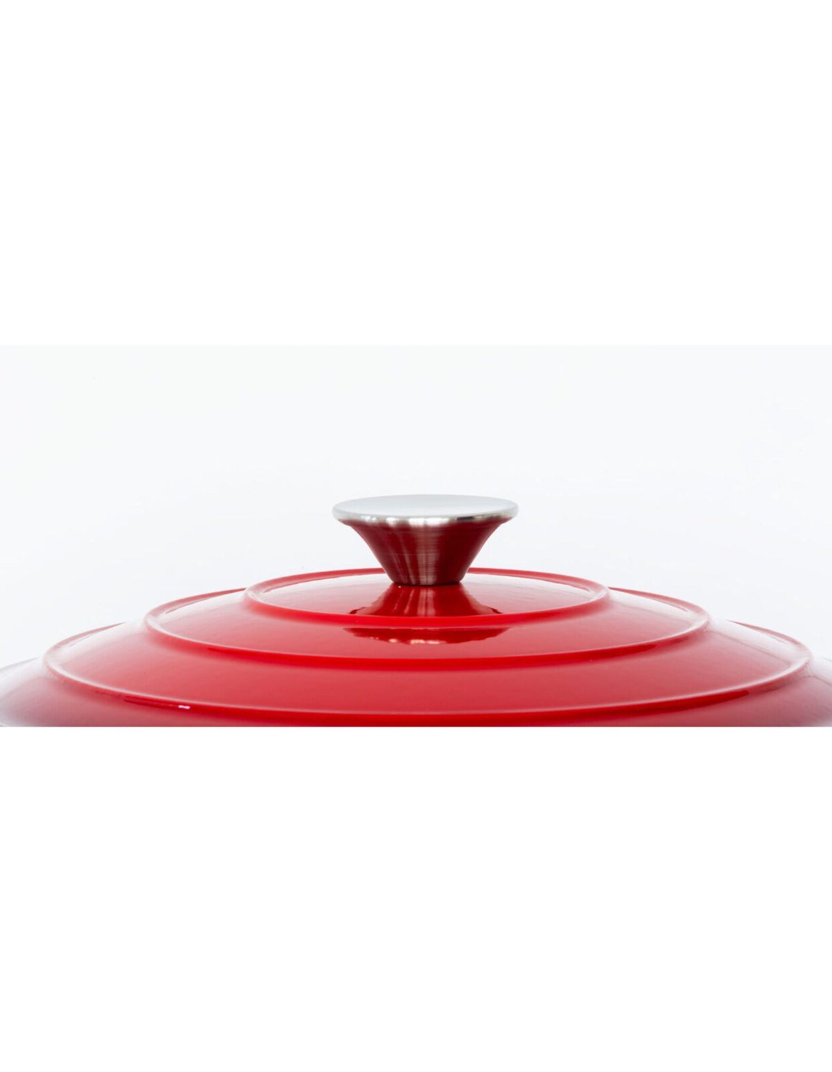 26cm Enamelled Cast Iron French Oven Casserole (4.7L) - Red - Flavour Fushion Cooking Shop