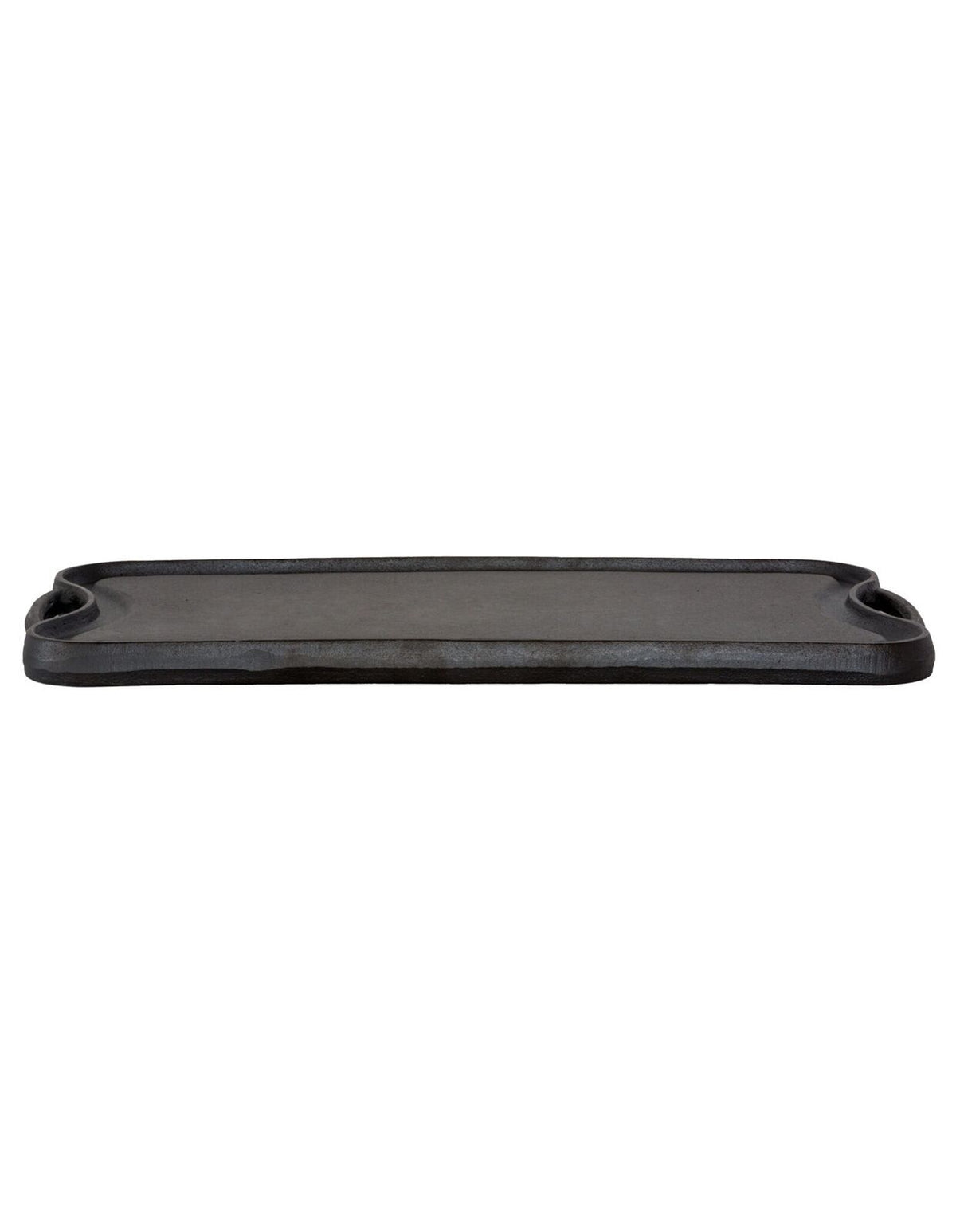 Oil-seasoned Ready to use 50.7x25.8cm Reversible Cast Iron Grill - Black - Flavour Fushion Cooking Shop