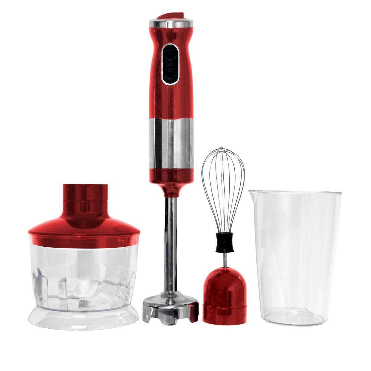 Electric Stick/ Hand Blender & Mixer (Red) 700ml Capacity - Flavour Fushion Cooking Shop