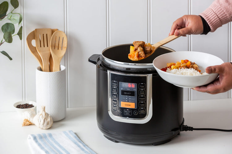 6L Ceramic Coated, PFAS Free Automatic Pressure Cooker - Flavour Fushion Cooking Shop