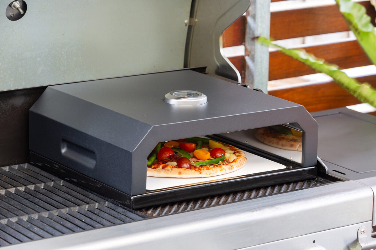 Pizza Oven Box with Built-in Thermometer - Flavour Fushion Cooking Shop