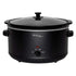 8L Slow Cooker (Black) Large Capacity Ceramic Pot, 300W - Flavour Fushion Cooking Shop