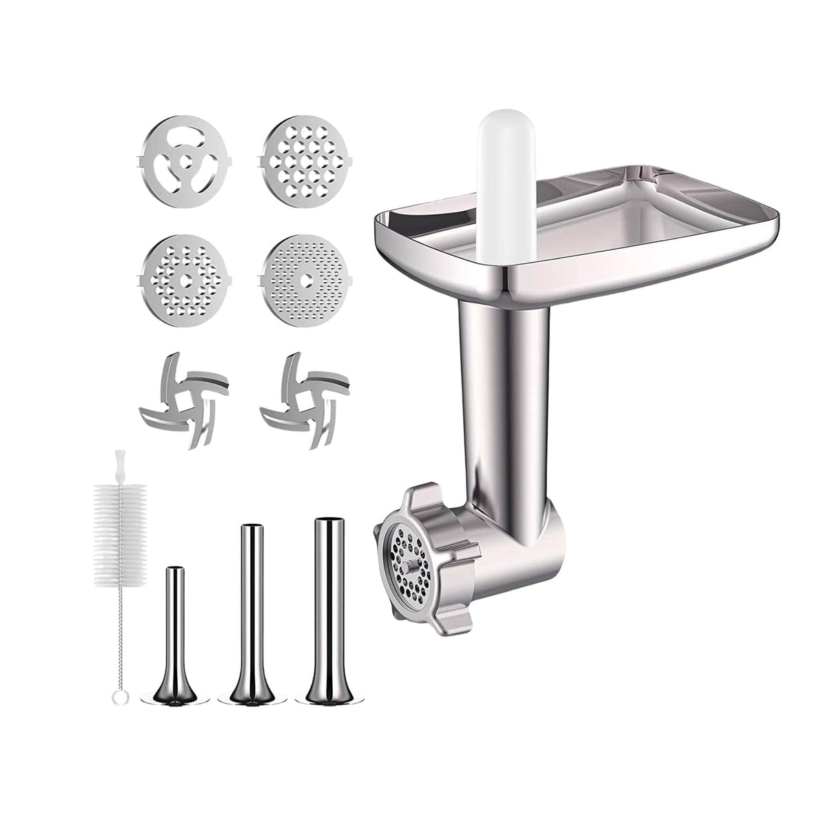 Kitchee Meat Food Grinder Sausage Attachment - Compatible with KitchenAid Mixers - Flavour Fushion Cooking Shop