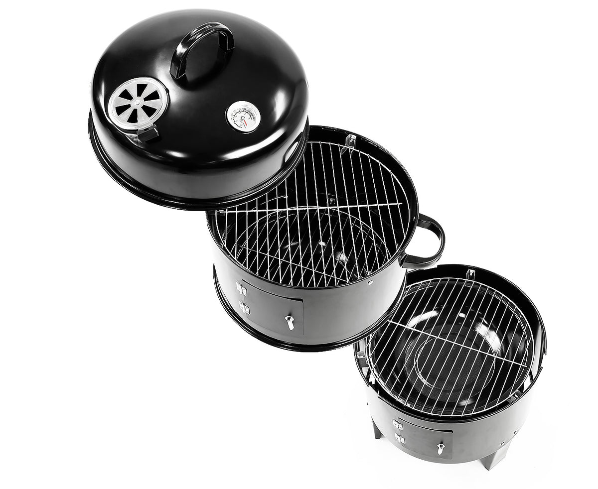 Wallaroo 3-in-1 Charcoal BBQ Smoker - Flavour Fushion Cooking Shop