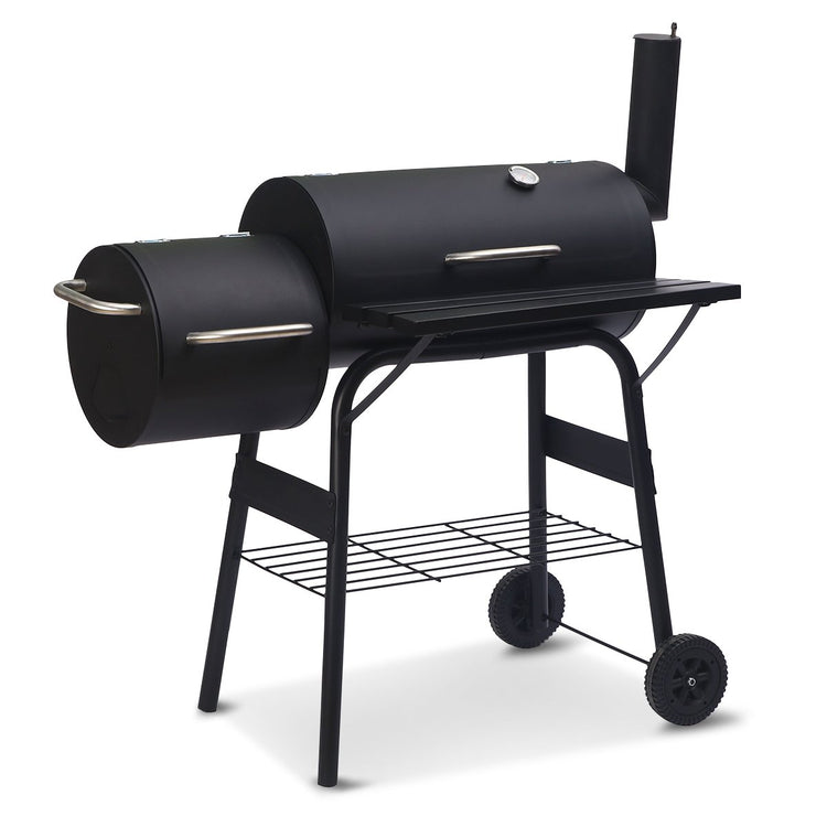 Wallaroo 2-in-1 Outdoor Barbecue Grill & Offset Smoker - Flavour Fushion Cooking Shop