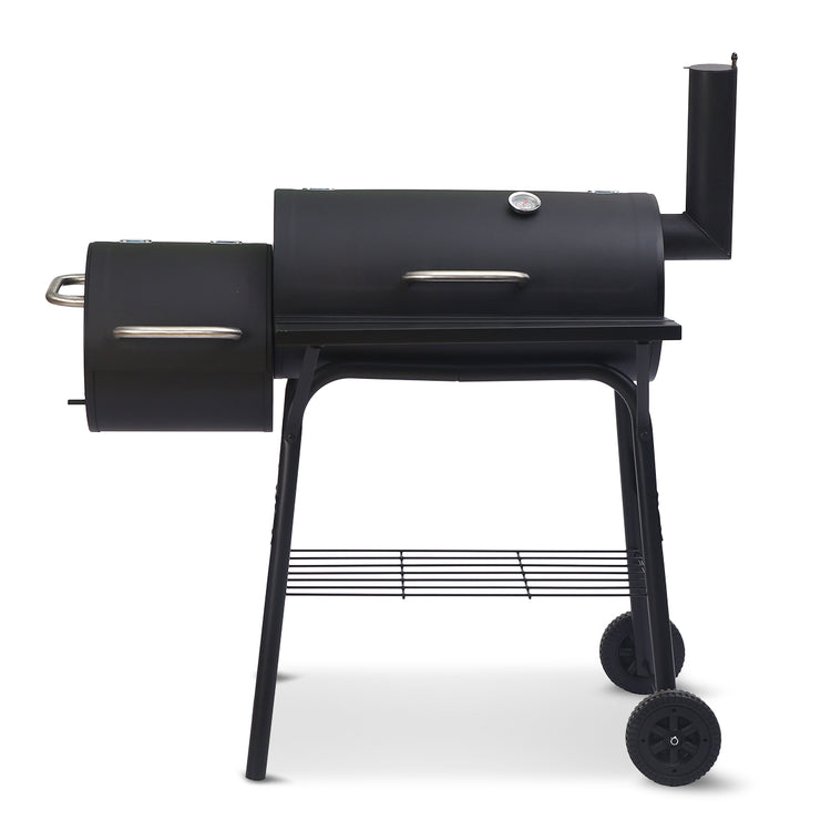 Wallaroo 2-in-1 Outdoor Barbecue Grill & Offset Smoker - Flavour Fushion Cooking Shop