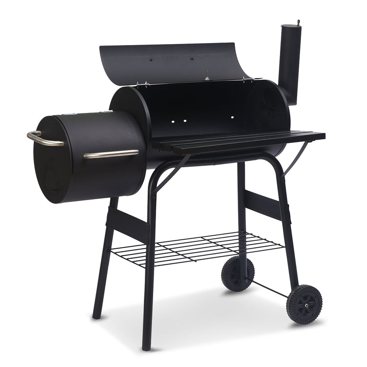 Wallaroo 2-in-1 Outdoor Barbecue Grill & Offset Smoker - Flavour Fushion Cooking Shop