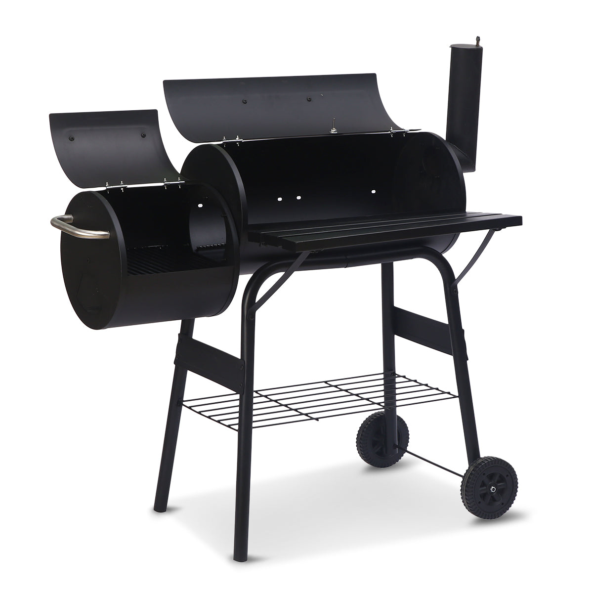 Wallaroo 2-in-1 Outdoor Barbecue Grill & Offset Smoker - Flavour Fushion Cooking Shop