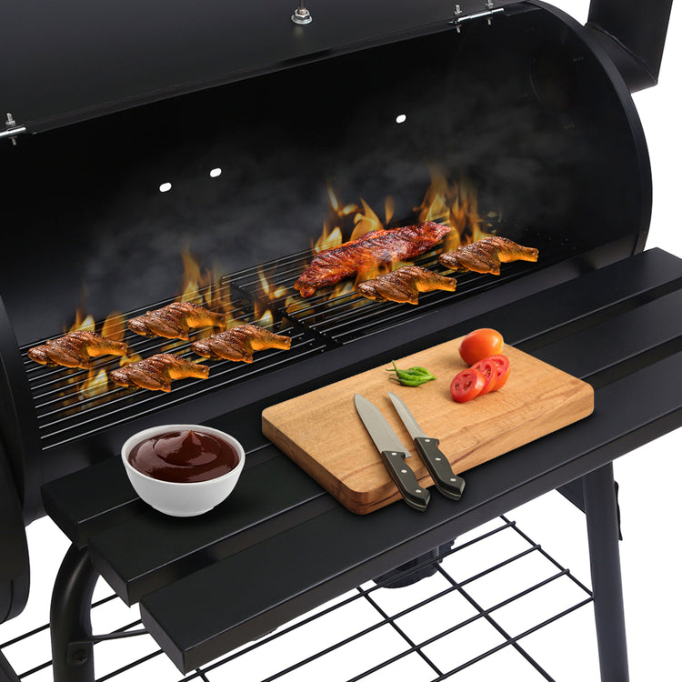 Wallaroo 2-in-1 Outdoor Barbecue Grill & Offset Smoker - Flavour Fushion Cooking Shop