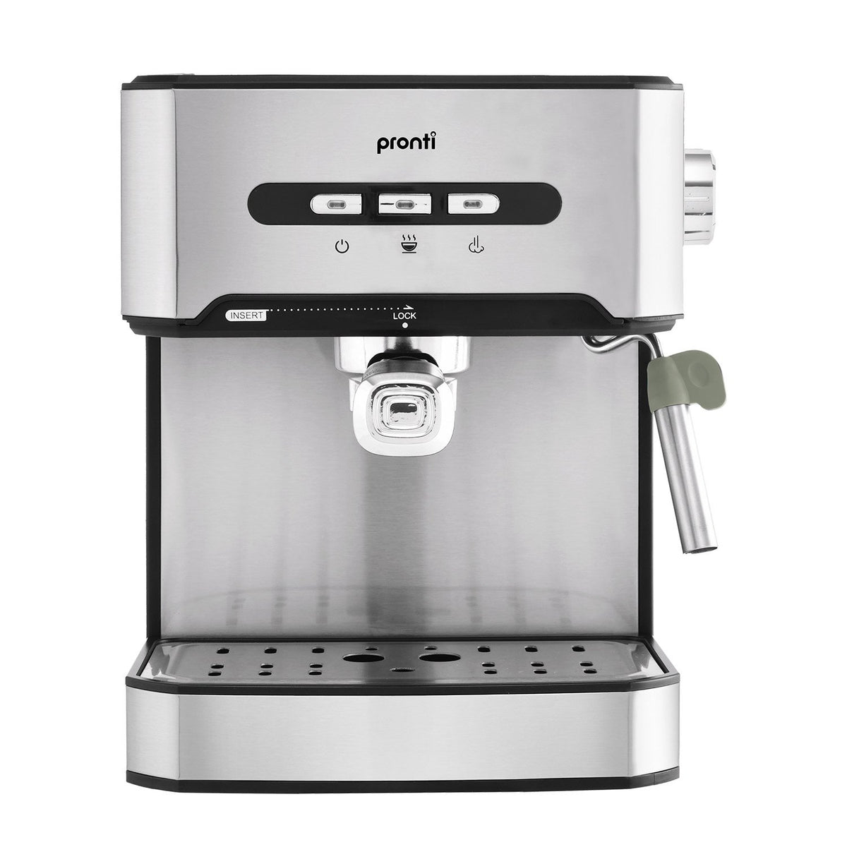 Pronti 1.6L Automatic Coffee Espresso Machine with Steam Frother - Flavour Fushion Cooking Shop