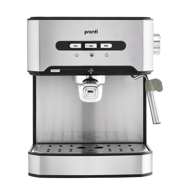 Pronti 1.6L Automatic Coffee Espresso Machine with Steam Frother - Flavour Fushion Cooking Shop