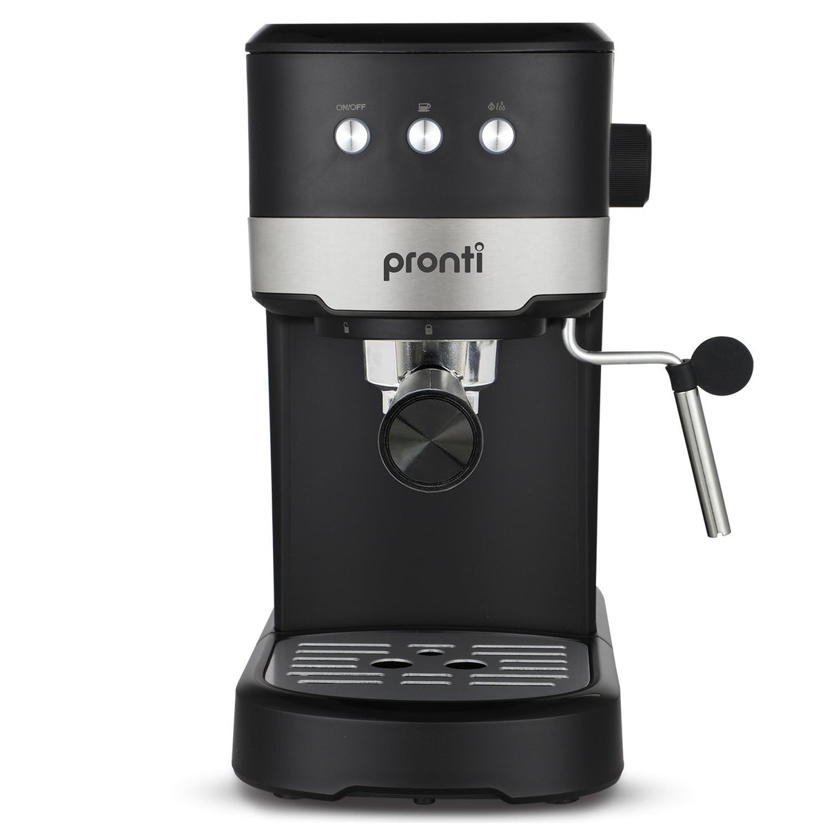 Pronti CM-850D Coffee Machine 20 Bar Espresso Maker with Milk Frother and 1.25L Tank - Flavour Fushion Cooking Shop